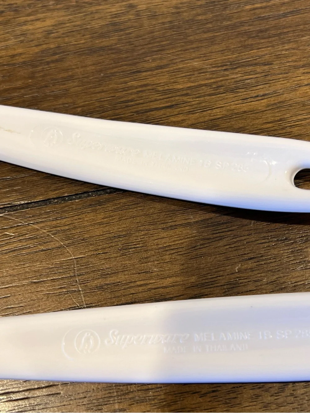Vintage Floral Melamine Serving Ladles Set of 2